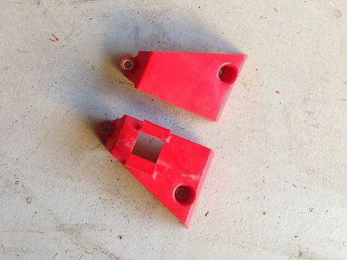 Honda 250r atc  frame cable covers guards   250r atc 1986