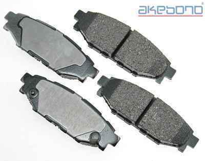 Akebono act1114 brake pad or shoe, rear-proact ultra premium ceramic pads