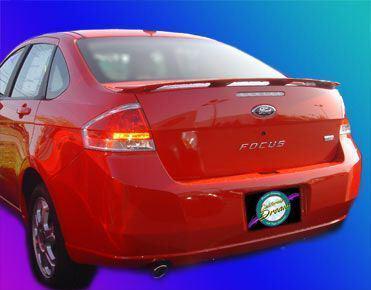 Painted ford focus 4dr factory style spoiler 2008-2011