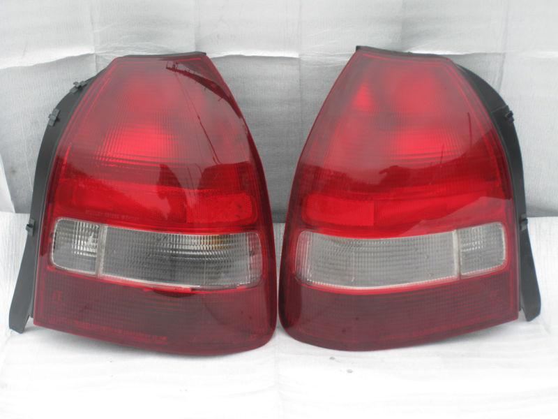 Jdm honda civic ek9 ek4 ek2 ek3 hatchback kouki clear tail lights oem