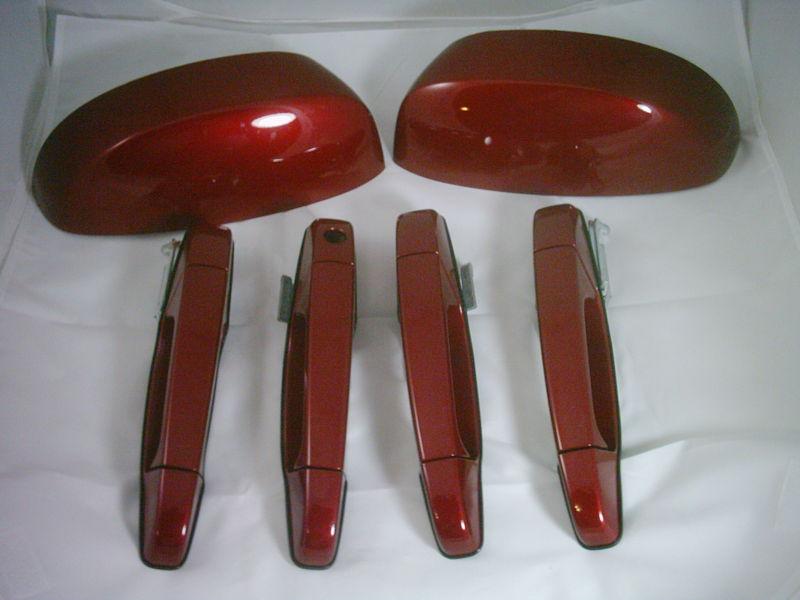 2007-13 crystal claret tintcoat door handles & mirror covers chevy,escalade,gmc