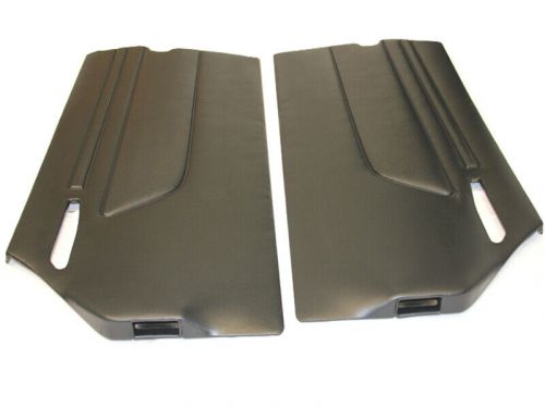 Set of door panels - black for mercedes r107 / c107