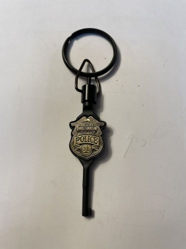 Harley davidson police cuff key keychain fob new since 1908 motorcycles