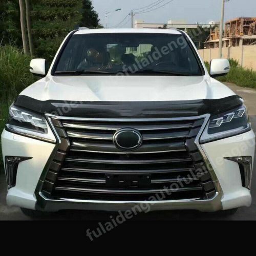 Dark bug shield hood deflector guard bonnet protector for lexus lx570 2016-2021