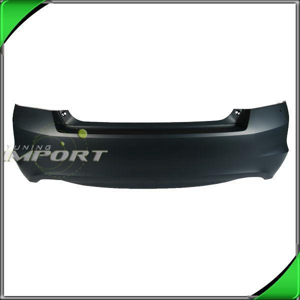 08-12 honda accord 3.5l v6 primered unpainted sedan rear bumper cover assembly