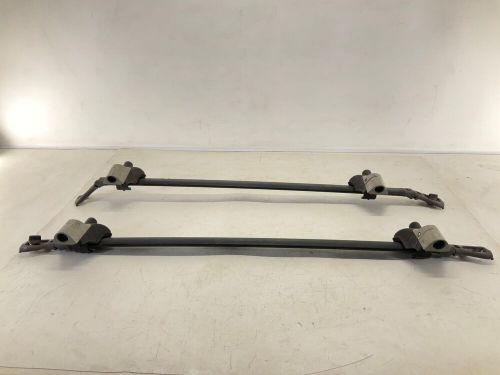 Roof luggage front &amp; rear rack rail cross bars pair