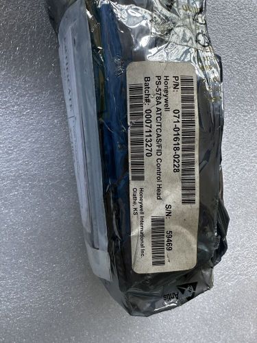 Honeywell atc/tcas/xpdr control head ps-578a g7534-228 071-01618-0228 mode s