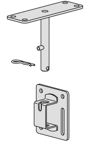 Magma t10-540 dual square/flat or side bulkhead rail mount grill read incomplete