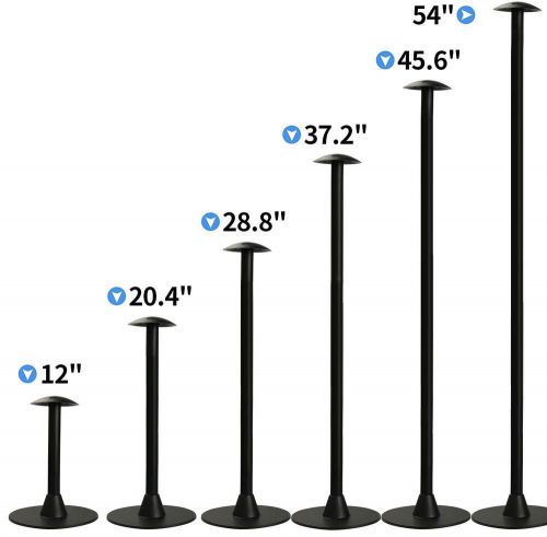 Boat cover adjustable height from 12&#034; to 54&#034; abs support pole 1 pack | 6-stag...