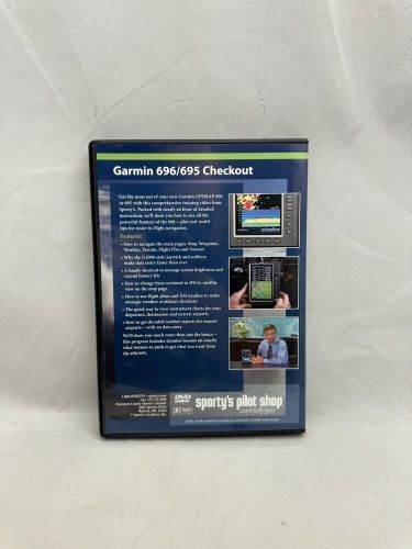 Garmin 696 695 checkout dvd sportys what you should know series