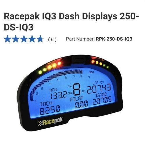 Racepak iq3 dash display