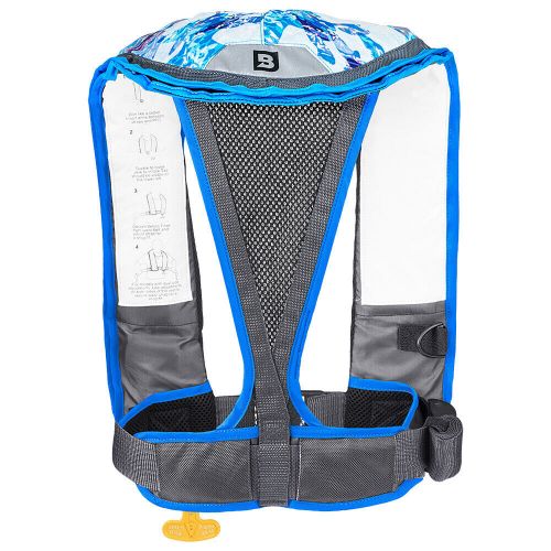 Bluestorm atmos 40 auto type ii inflatable pfd - coastal blue bs-d1h-23-bsb