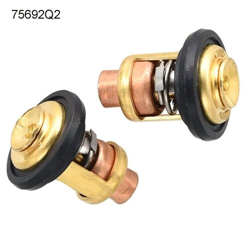 2pcs thermostat kit 75692q2 75692t for mercury for marine 143f degree 135-150hp