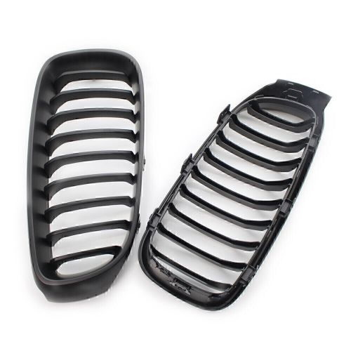 1 pair black car front kidney grille fit bmw f34 328i 330i 335i 340i gt xdrive