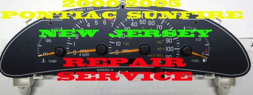 2000 - 2005 01 02 03 04 05 pontiac grand prix cluster gauges full repair service