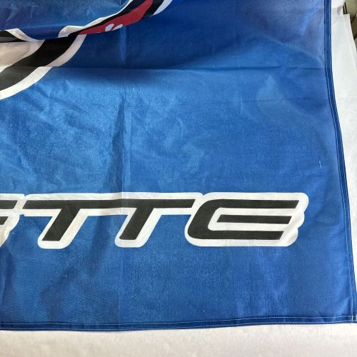 Chevrolet-flag corvette c5 blue banner landscape 5 x 3 ft 150 x 90 cm