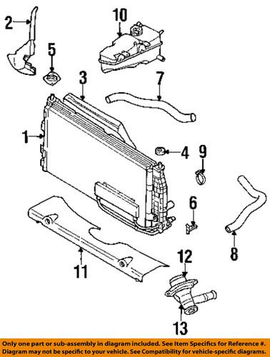 Mopar oem 4758269ac radiator-reservoir