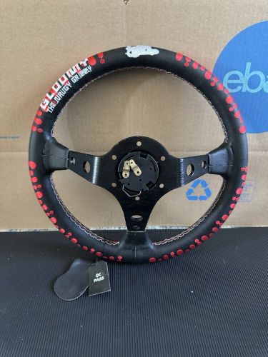 330mm deep dish steering wheel - fit 6 hole hub like vertex nardi nrg grip