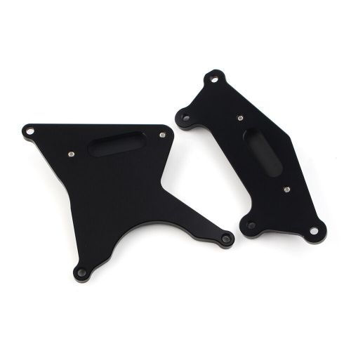 Motor stator slider guard cover protector black for kawasaki versys ninja 650-