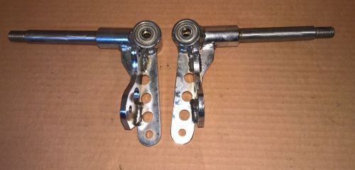 New old stock jolly kart 125cc shifter kart steering spindle stub axle pair