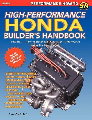 High-performance honda builder&#039;s handbook~tricks &amp; techniques~civic acura~new!