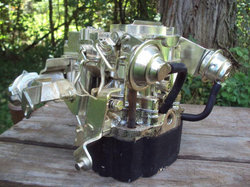 Chromed vintage gm 1970's rochester 2-jet carburetor ss