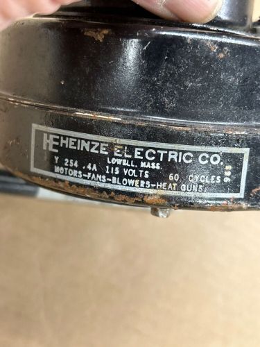 Vintage heinze y-254 115v  blower motor assembly