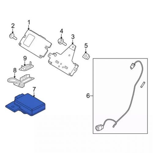 Genuine ford gps antenna dl3z-10e893-c