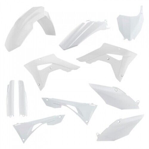 Acerbis full plastic kit white 2736260002 for honda crf250rx honda crf450rx