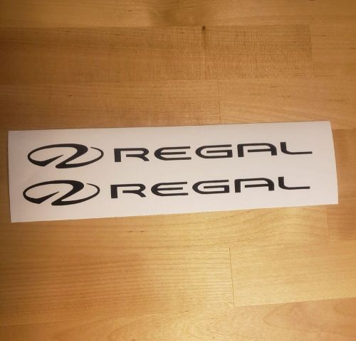 Regal boat vinyl decal 24” new  pair black