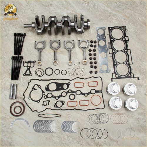 For hyundai kia g4kj 2.4l engine rebuild kit crankshaft connecting rods &amp;pistons