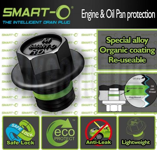 Smart-o oil drain plug r16 oil drain plug m16x1.5mm - engine oil pan protection