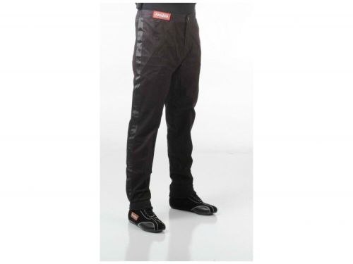 Racequip racing driver fire suit pants single layer sfi 3.2a/ 1 black small 1...