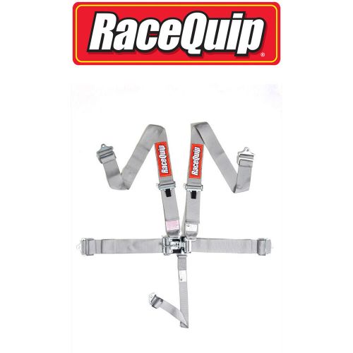 Racequip 711061 harness racing seat belt 5-pt platinum bolt-in or wrap sfi 16.1