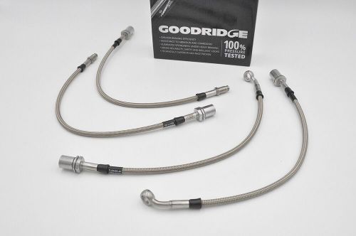 Goodridge high performance braided brakelines for subaru impreza sti/wrx