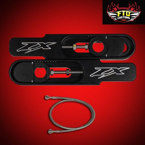 2024 zx-10r swingarm extensions, 36&#034; brake line, swingarm extension, zx10-r zx10