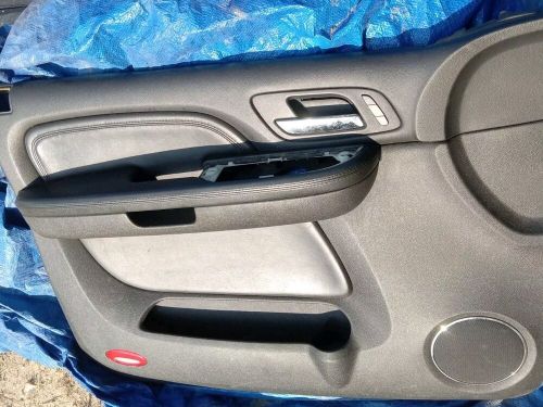 2007 - 2009 escalade black left front interior door trim panel driver **note !!!