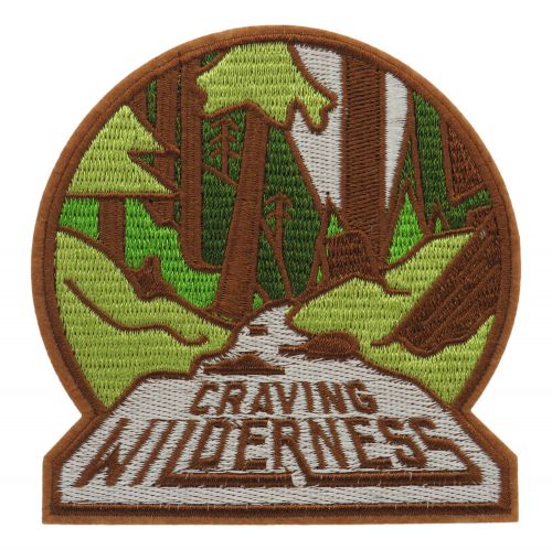 Craving wilderness patch ironing patch outdoor hiking nature camping-