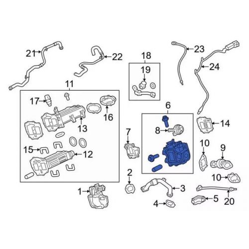 Genuine ford control valve dc3z-9u433-a