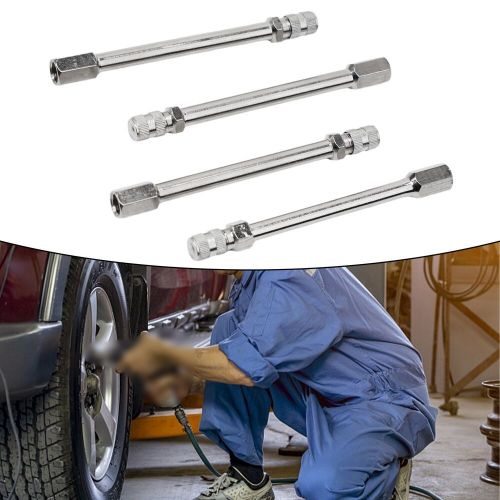 4pcs 100mm tyre wheel valve extension extender cap metal stem for auto car truck