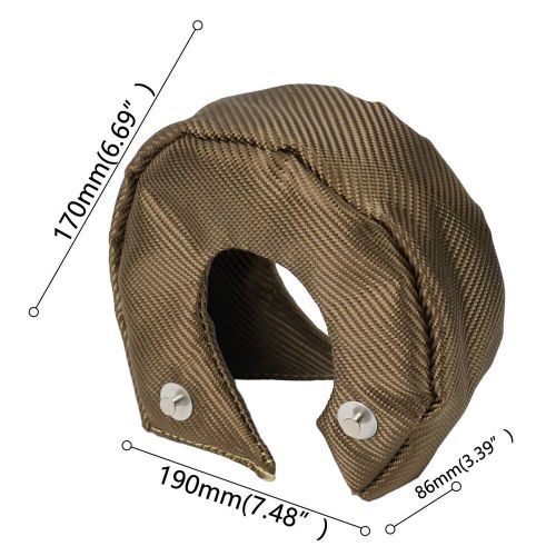 Glassfiber turbo blanket heat shield barrier 1000degree celsius temp rating fits