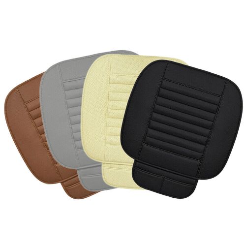 Car front rear back seat cover protector leather mat pad chair cushion universal