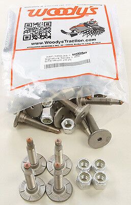 Woody s 24-pack 1.450 5/16 thread signature series snowmobile studs ssp-1450