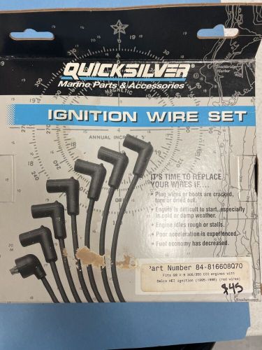 Genuine mercruiser mercury quicksilver ignition wire set 84-816608q70