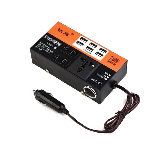 Car converter power-inverter 1500w dc 12v/24v to dc 110v/220v converter new abs