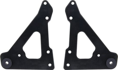 Allstar performance all38145 front motor plate 2pc w/ bushings black