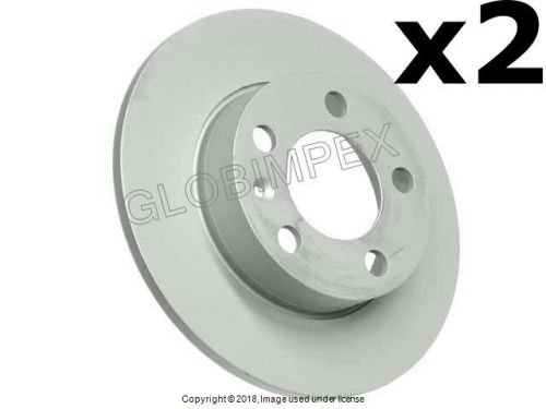 Audi tt (2000-2006) brake disc rear left &amp; right zimmermann coat z +warranty