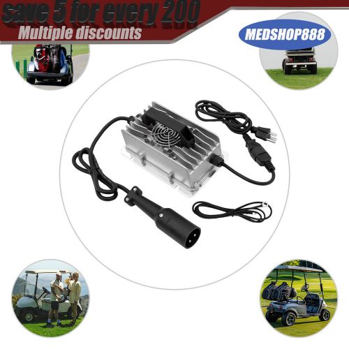 Portable high speed battery charger for 48 volt 15amp club car golf carts