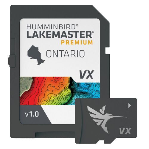 Chart card digital map humminbird lakemaster vx premium ontario highlight areas