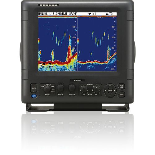 Furuno fcv295 color lcd 1/2/3kw transmitter 28-200khz operating frequency fish